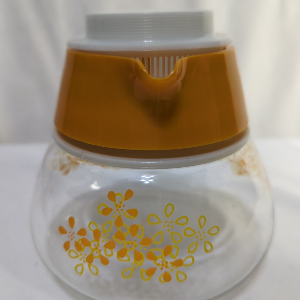 Vintage Japanese Sasaki Golden flowers coffee pot - Picture 5 of 9